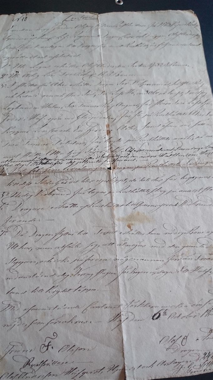 Originalkontrakt 1837